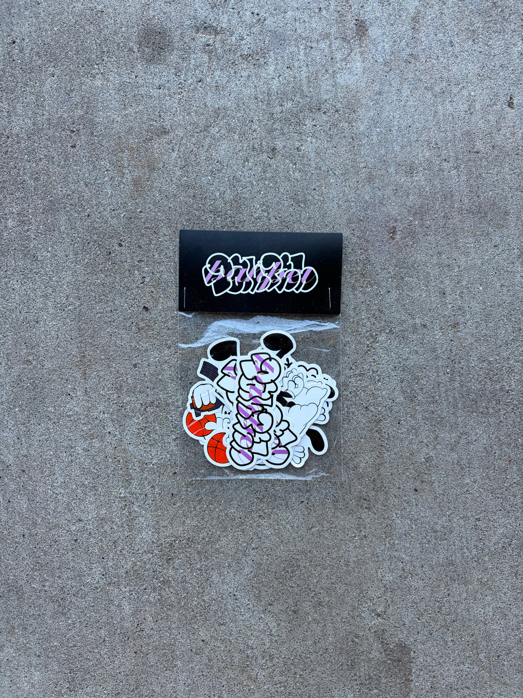 plushie + sticker pack bundle