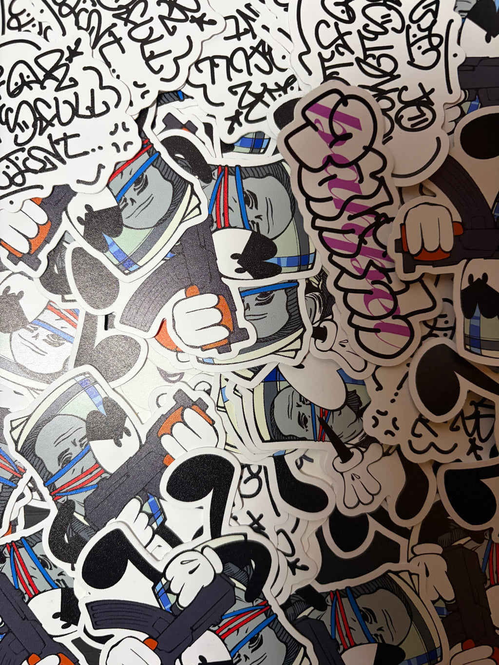 plushie + sticker pack bundle